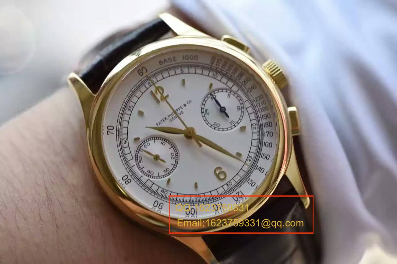 【独家视频测评台湾一比一超A高仿手表】百达翡丽复杂功能计时系列5170J-001腕表 