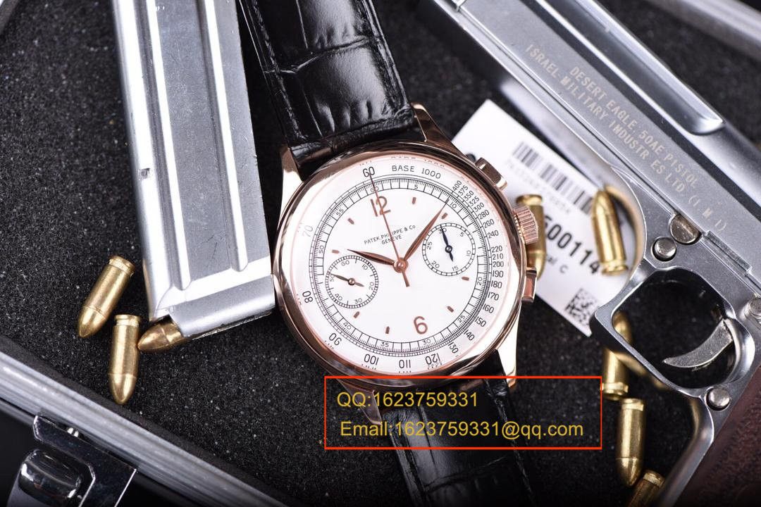 【独家视频测评1:1超A高仿手表】百达翡丽复杂功能计时系列5170R-001腕表 / BDAF164