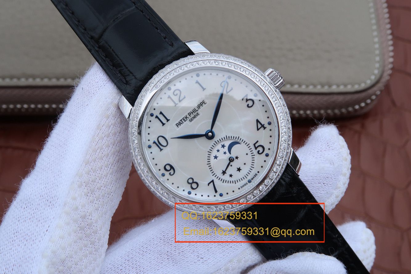 【KG1:1超A精仿手表】百达翡丽复杂功能计时系列4968G-010女士腕表 / BD211