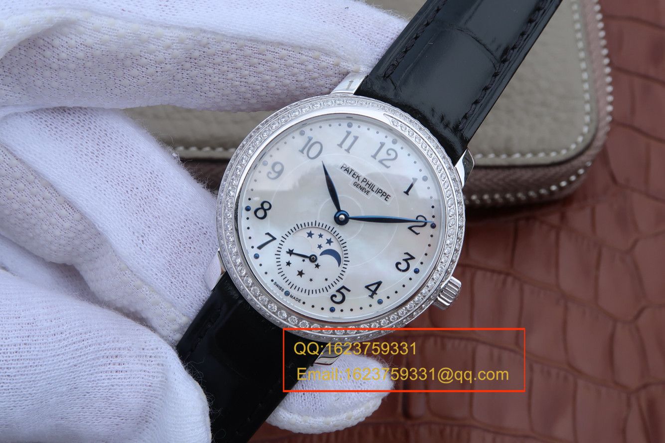 【KG1:1超A精仿手表】百达翡丽复杂功能计时系列4968G-010女士腕表 / BD211