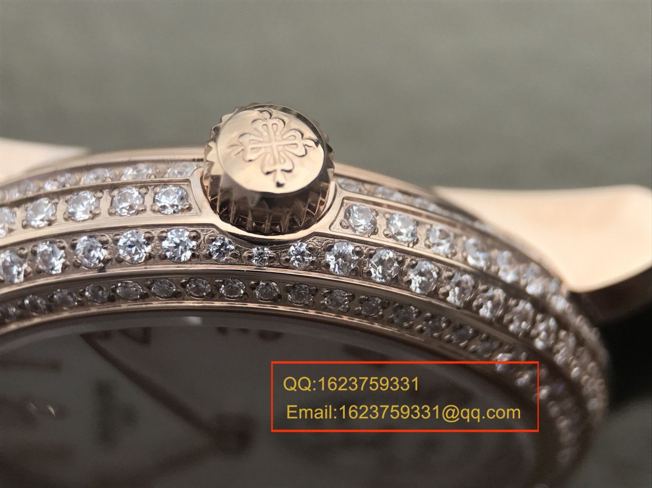 【KG一比一超A高仿手表】百达翡丽复杂功能计时系列4968R-001 玫瑰金女士腕表 