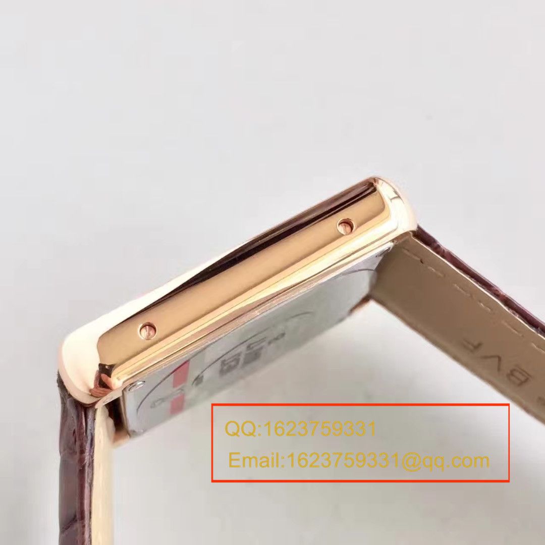 【视频解析】K11出品卡地亚坦克顶级女表（金面_玫瑰金版本）W5200025/W5200024腕表 / KAD008B