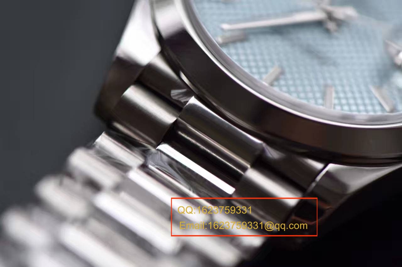 【实拍图鉴赏】EW厂1:1超A高精仿手表之劳力士星期日历型系列228206-83416腕表 / R113A