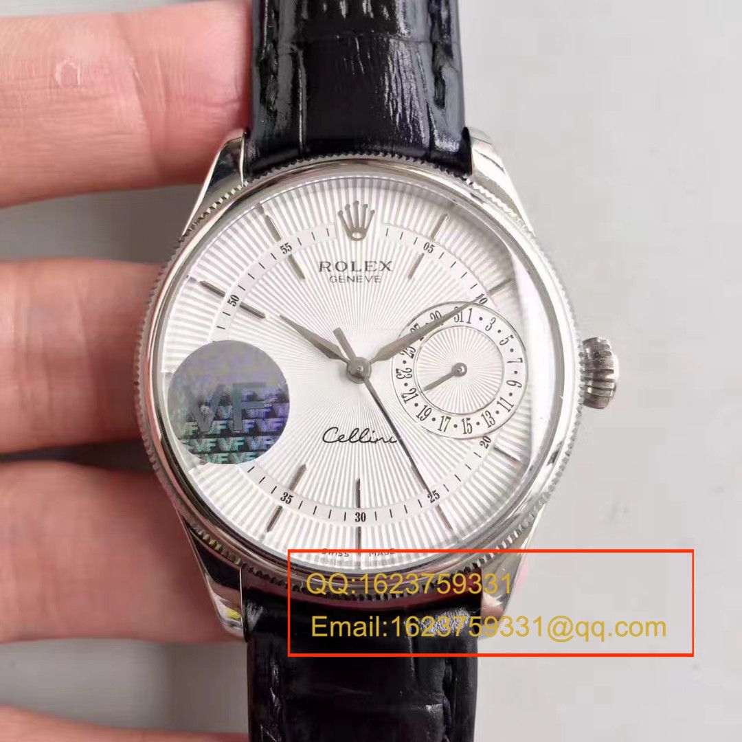 【VF厂一比一复刻手表】劳力士切利尼系列50519白盘/黑盘/玫瑰金四面可选腕表 / R152