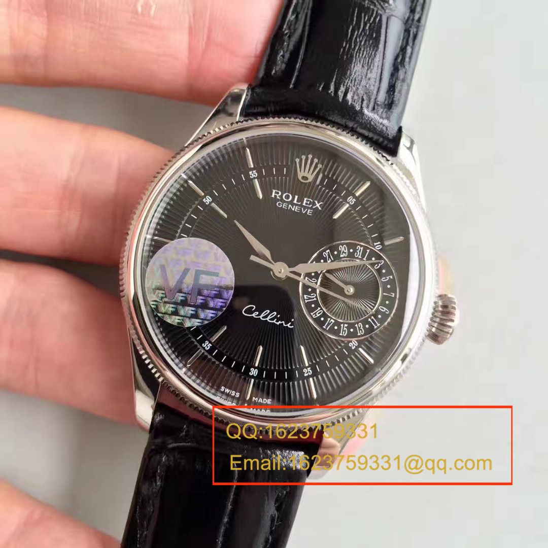 【VF厂一比一复刻手表】劳力士切利尼系列50519白盘/黑盘/玫瑰金四面可选腕表 / R152
