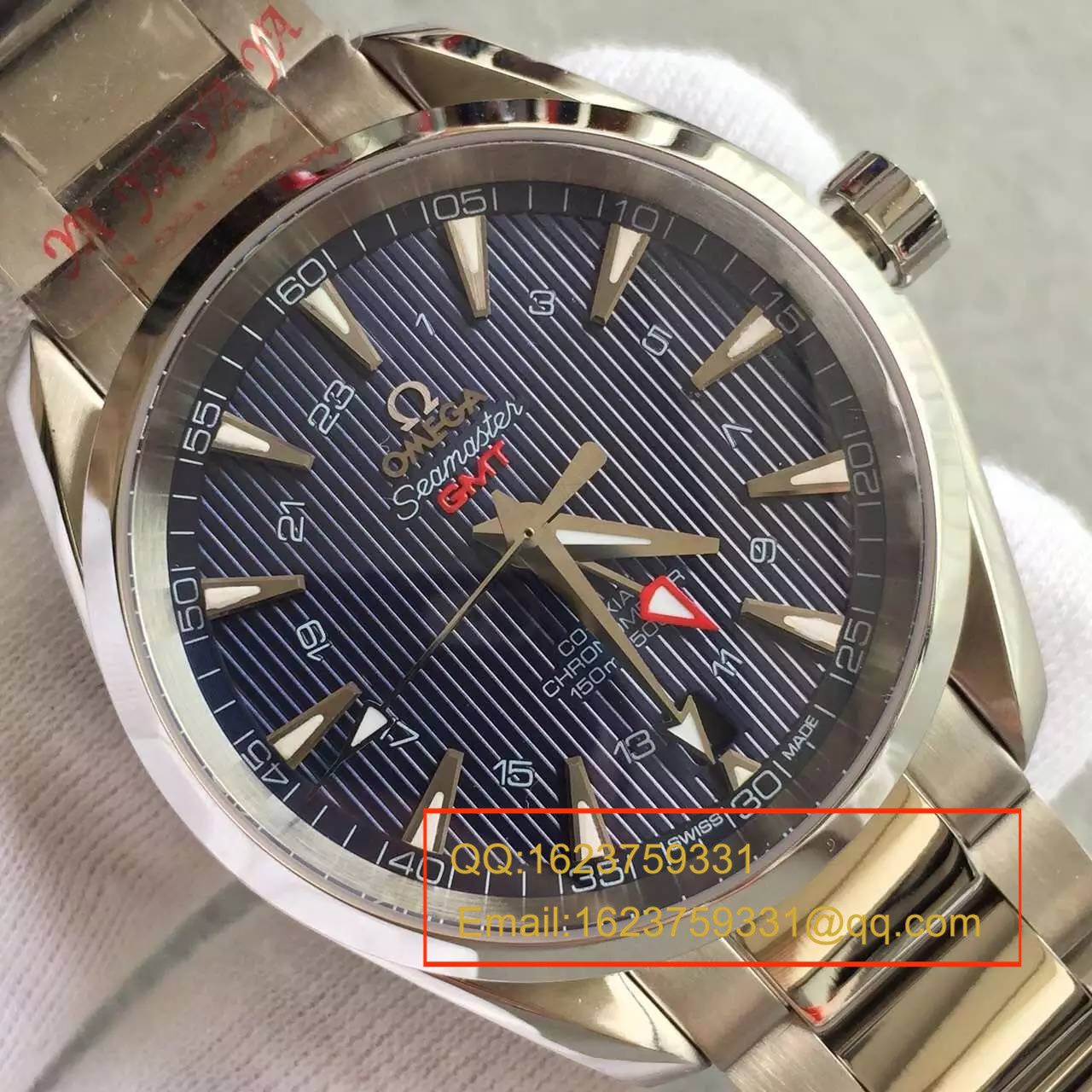 【KW厂完美版】欧米茄海马系列231.10.43.22.03.001 GMT双时区机械腕表 / M132