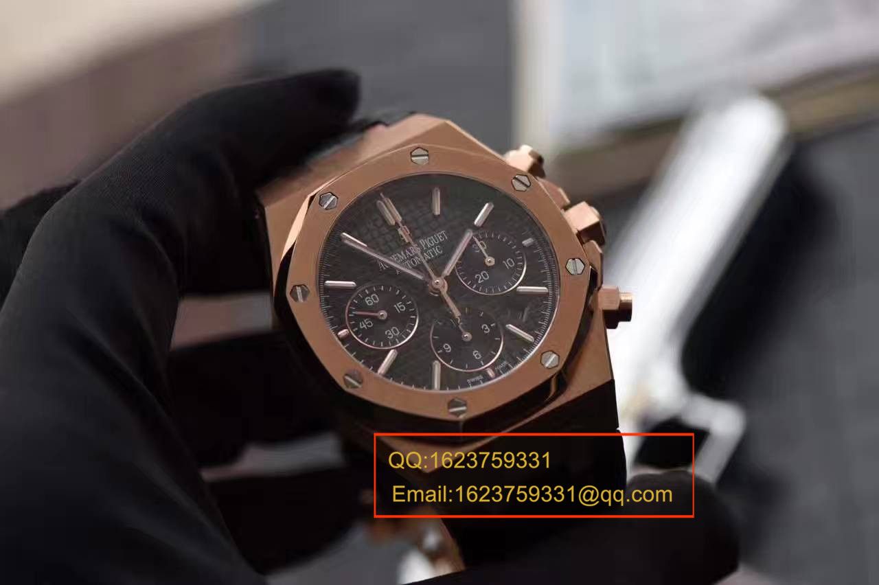 【独家视频测评JF1:1顶级复刻高仿手表】爱彼皇家橡树系列26320OR.OO.D002CR.01腕表 / APBC107