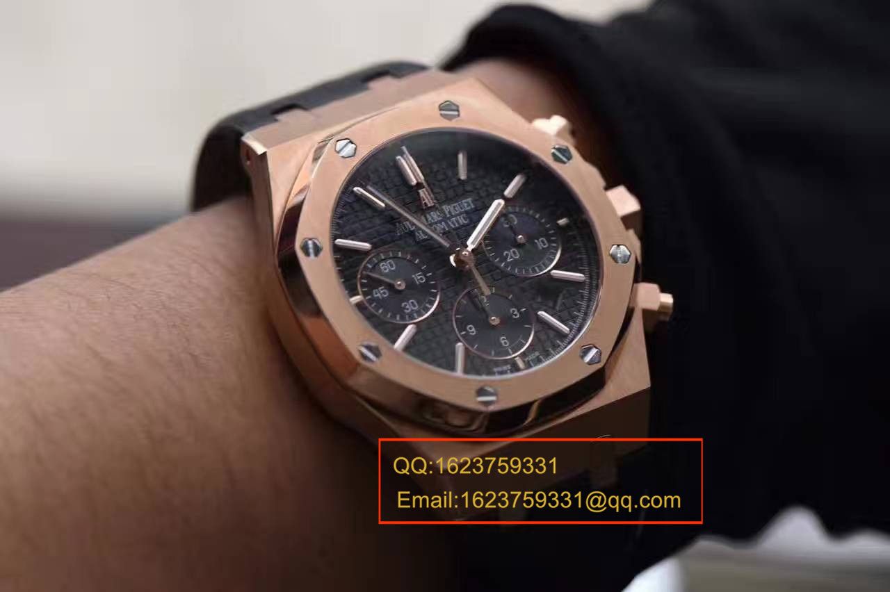 【独家视频测评JF1:1顶级复刻高仿手表】爱彼皇家橡树系列26320OR.OO.D002CR.01腕表 / APBC107