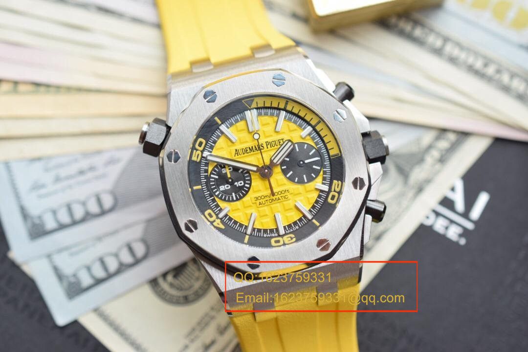 【视频解析】JF厂1:1精仿手表之爱彼皇家橡树离岸型系列26703ST.OO.A051CA.01机械男表 / AP025B