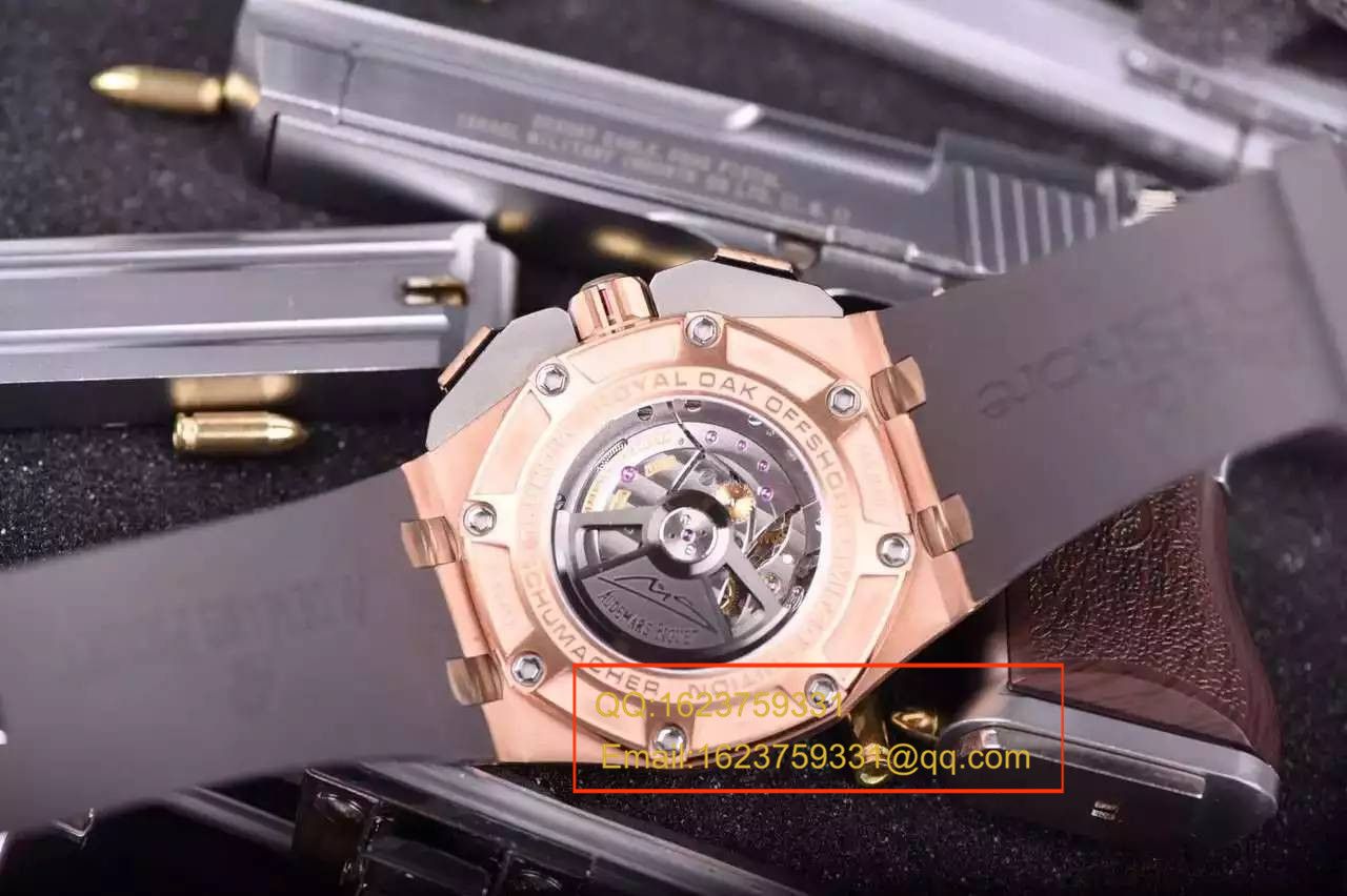 【独家视频评测JF厂一比一复刻高仿手表】爱彼舒马赫限量版26568OM.OO.A004CA.01男表 / JFAP26568OM