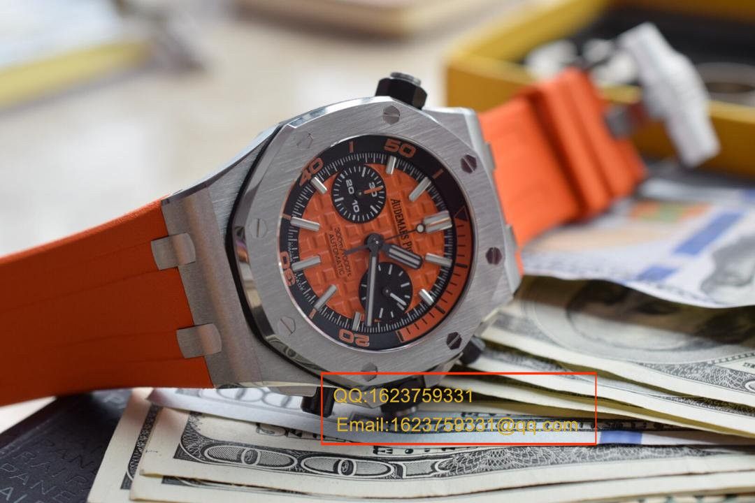 【JF厂1:1复刻高仿手表】爱彼皇家橡树离岸型鲜橙26703ST.OO.A070CA.01腕表 / APCB027