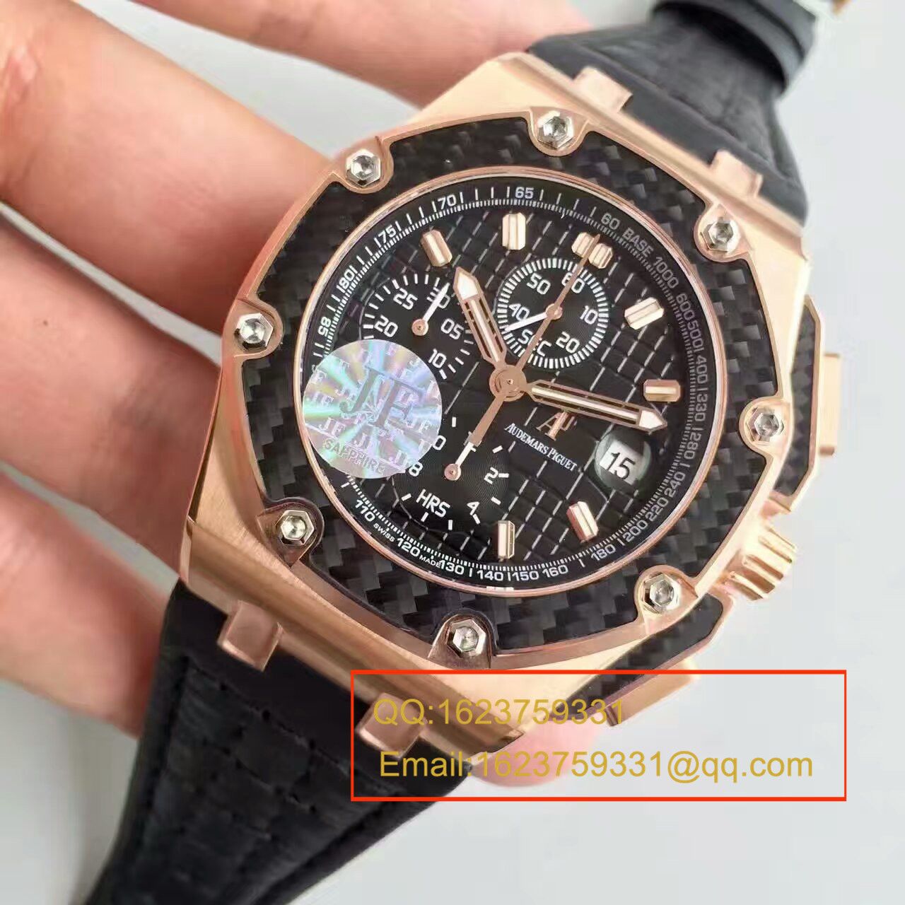 【JF厂超A高仿复刻手表】爱彼千禧系列蒙托亚26030RO.OO.D001IN.01腕表 / AP008