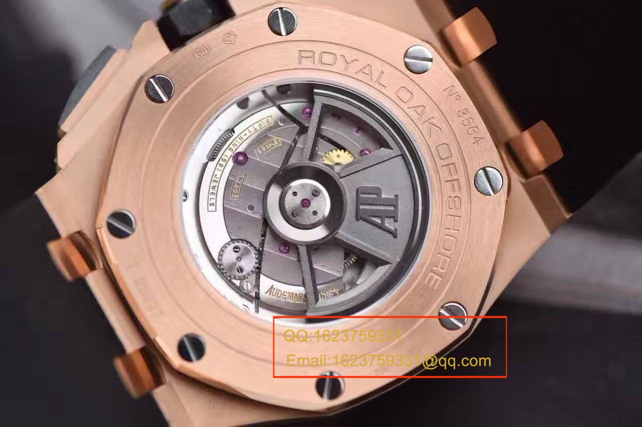 【视频评测JF厂一比一高精仿手表】爱彼皇家橡树离岸型系列26401RO.OO.A002CA.02腕表 / AP109