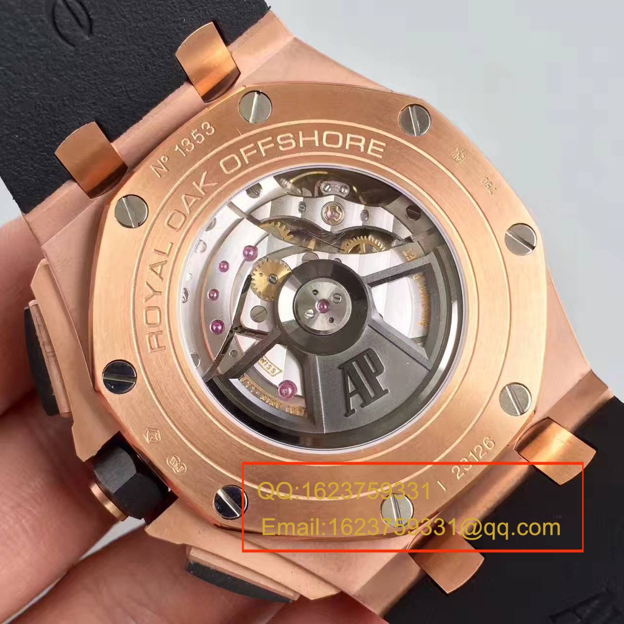 【视频评测JF厂一比一高精仿手表】爱彼皇家橡树大熊猫金壳26401RO.OO.A002CA.01男表 / JFAPCF26401RO