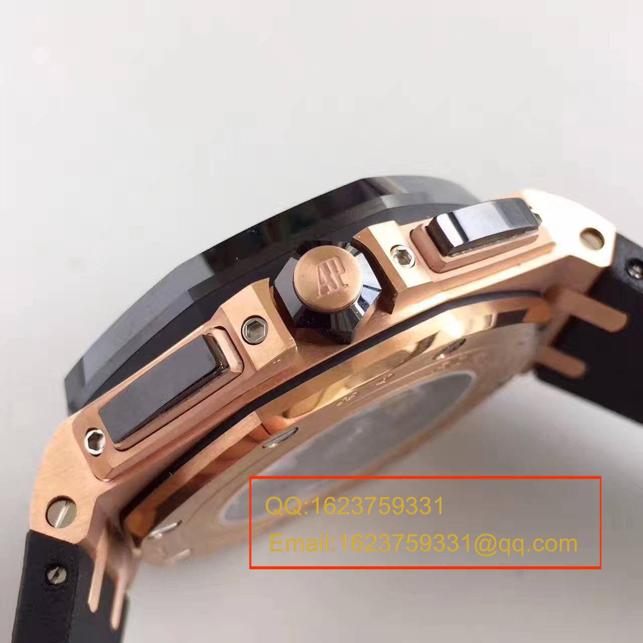 【视频评测JF厂一比一高精仿手表】爱彼皇家橡树大熊猫金壳26401RO.OO.A002CA.01男表 / JFAPCF26401RO