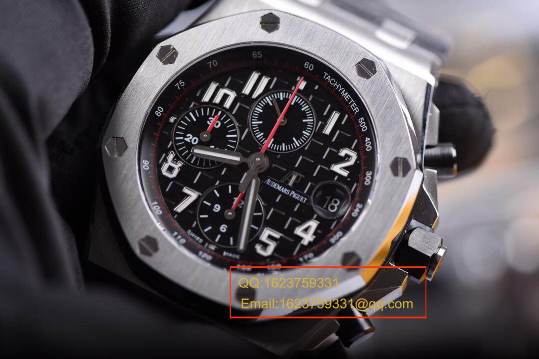 【视频评测JF厂顶级1:1高精仿手表】爱彼皇家橡树离岸型系列26470ST.OO.A101CR.01男表 / JFAP26470ST