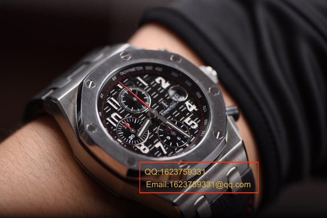 【视频评测JF厂顶级1:1高精仿手表】爱彼皇家橡树离岸型系列26470ST.OO.A101CR.01男表 / JFAP26470ST