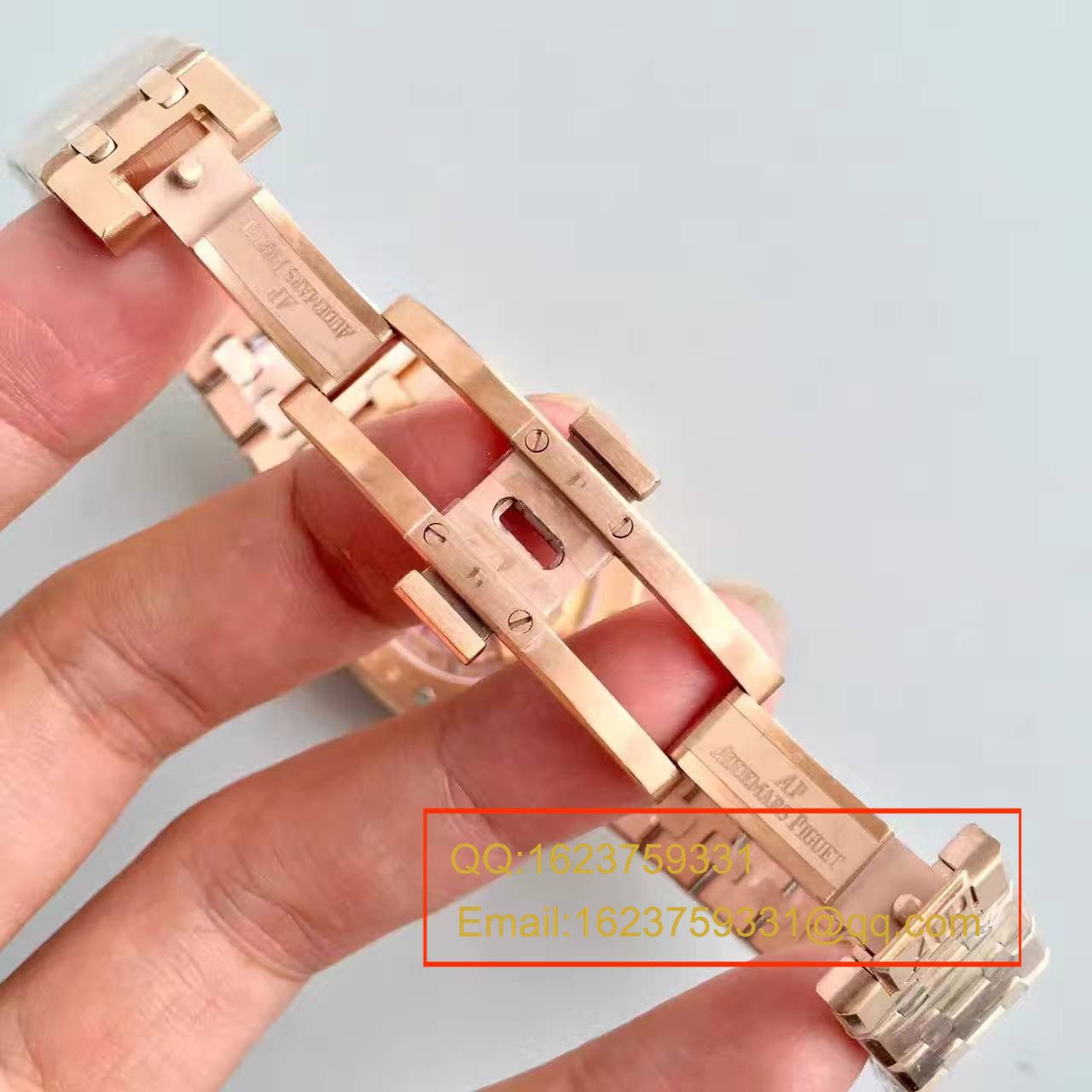 【JF厂1:1顶级复刻手表】爱彼皇家橡树系列高仿15451OR.ZZ.1256OR.01男女中性腕表 / AP116