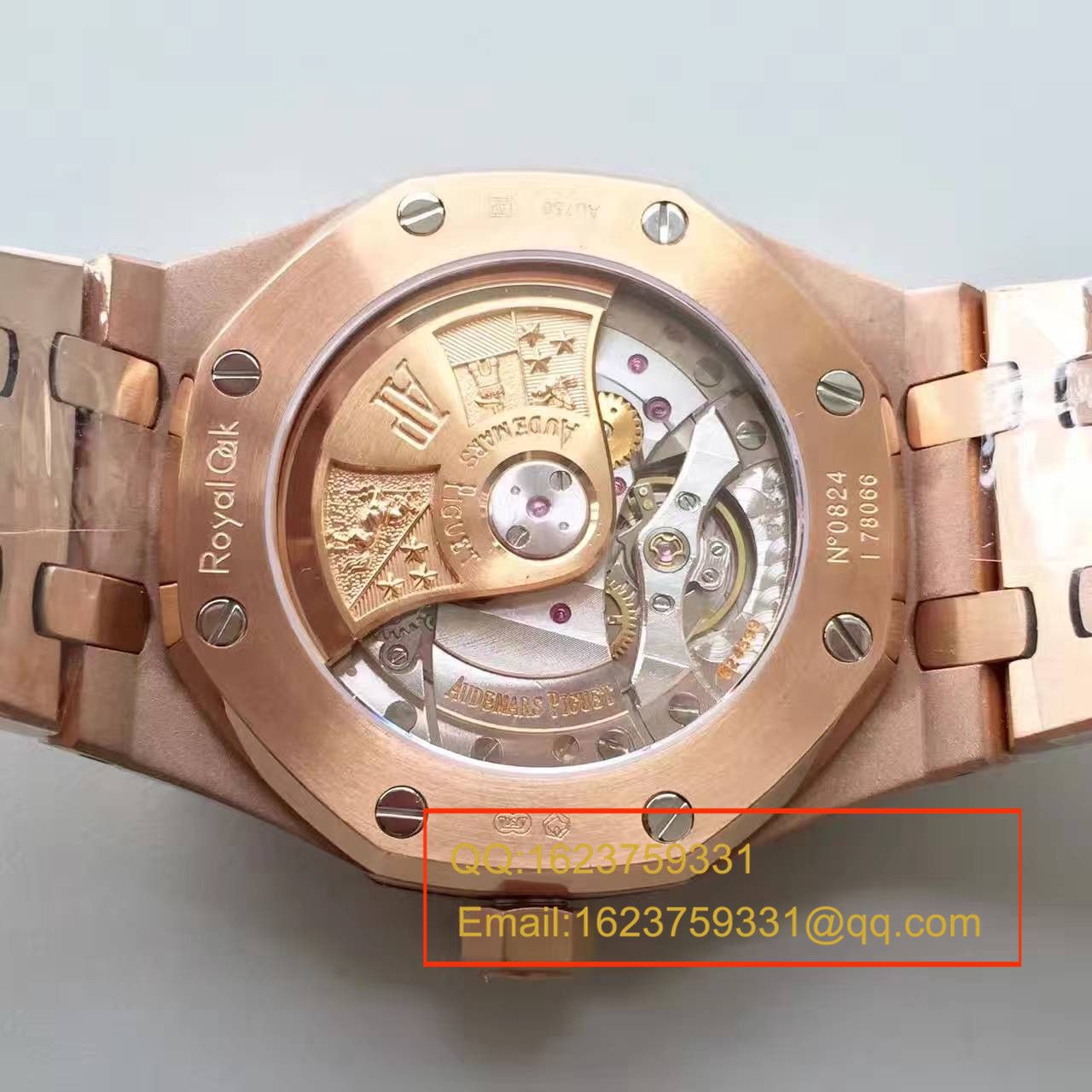 【JF厂1:1顶级复刻手表】爱彼皇家橡树系列高仿15451OR.ZZ.1256OR.01男女中性腕表 / AP116