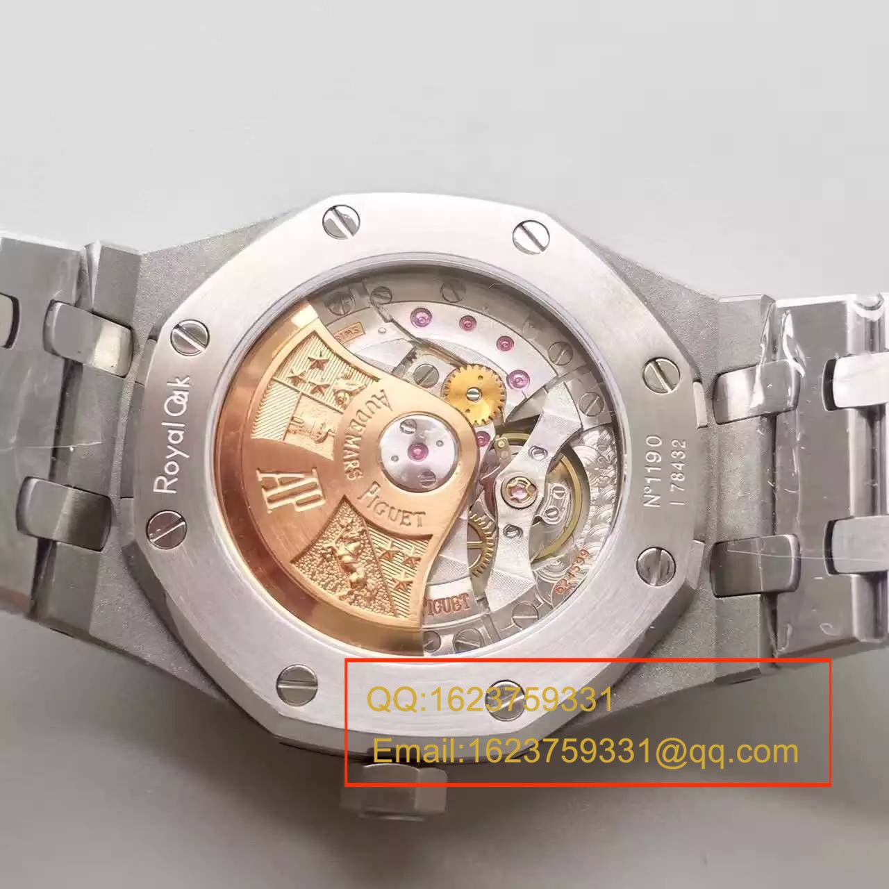 【JF厂一比一超A精仿手表】爱彼皇家橡树系列15451ST.ZZ.D011CR.01男女中性腕表 / AP115