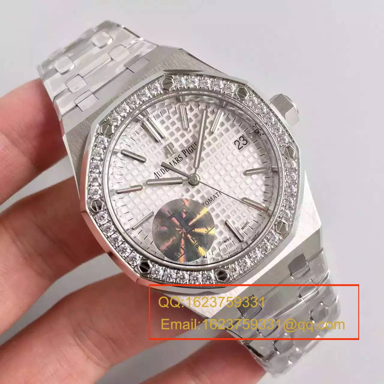 【JF厂一比一超A精仿手表】爱彼皇家橡树系列15451ST.ZZ.D011CR.01男女中性腕表 / AP115