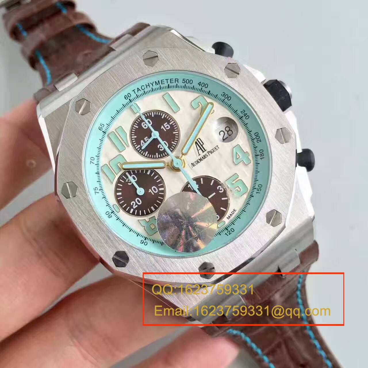 【JF厂1:1高精仿手表】爱彼AP皇家橡树离岸系列蒙托克高速公路限量版26187ST.OO.D801CR.01男表 / AP087