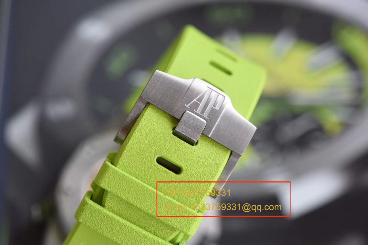 【JF厂一比一复刻高仿手表】爱彼皇家橡树离岸型系列26703ST.OO.A038CA.01《青苹果》男士机械手表 / AP026