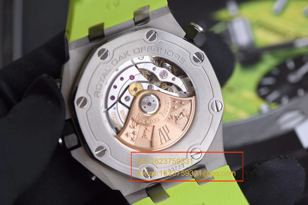 【JF厂一比一复刻高仿手表】爱彼皇家橡树离岸型系列26703ST.OO.A038CA.01《青苹果》男士机械手表 / AP026