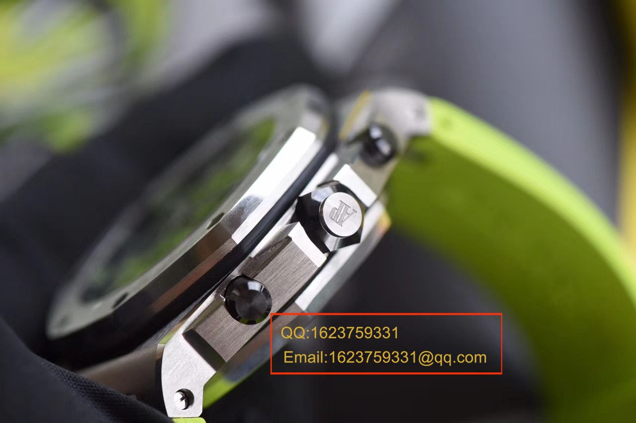 【JF厂一比一复刻高仿手表】爱彼皇家橡树离岸型系列26703ST.OO.A038CA.01《青苹果》男士机械手表 / AP026