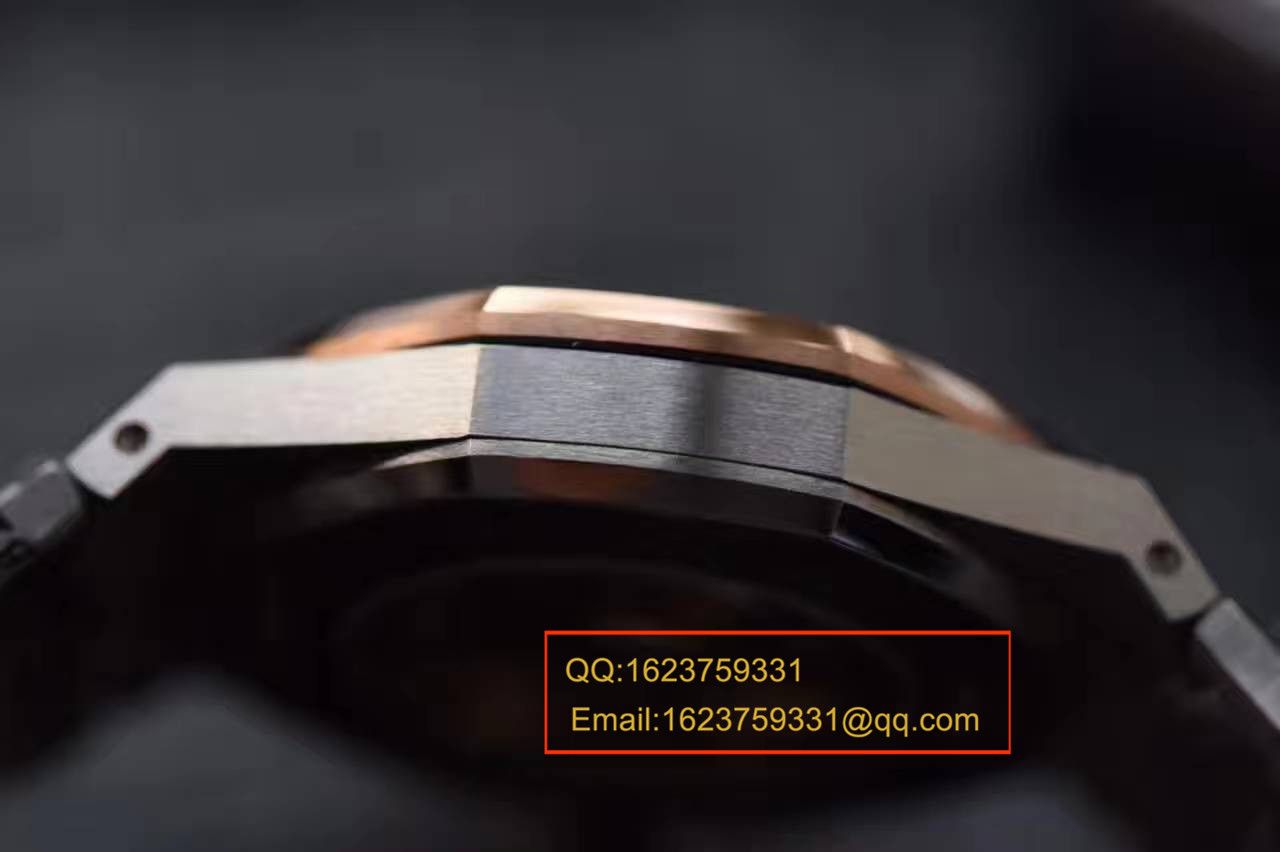 JF厂爱彼皇家橡树系列15400SR.OO.1220SR.01腕表《精钢间金表带》顶级复刻高仿男女腕表 / AP016