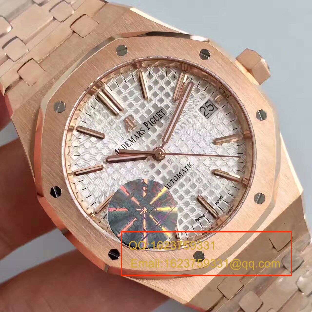 【JF厂复刻精仿手表】爱彼皇家橡树系列15450OR.OO.1256OR.01腕表 / AP018