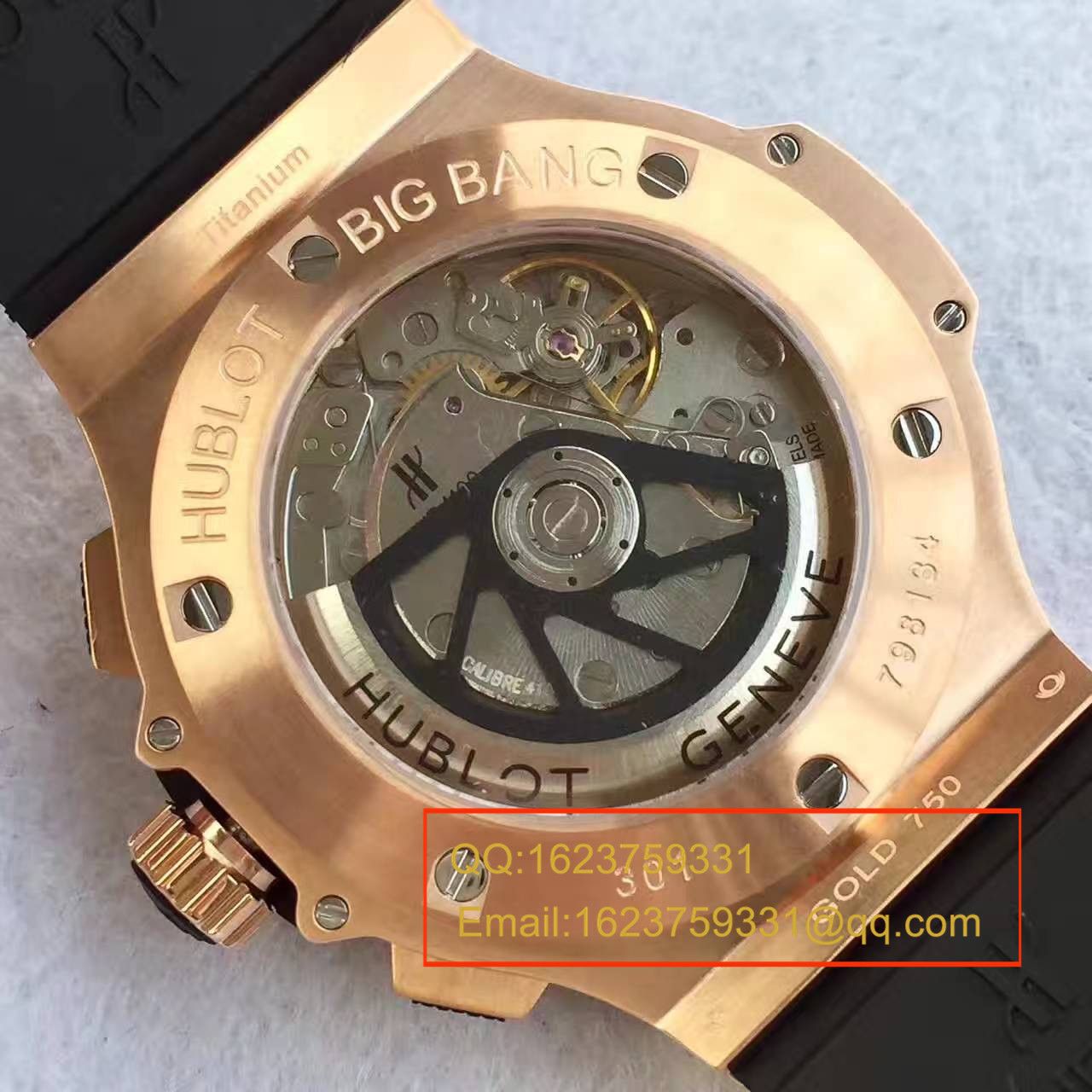 【V6厂一比一精仿手表】宇舶HUBLOT系列301.PX.130.RX腕表 / YB030