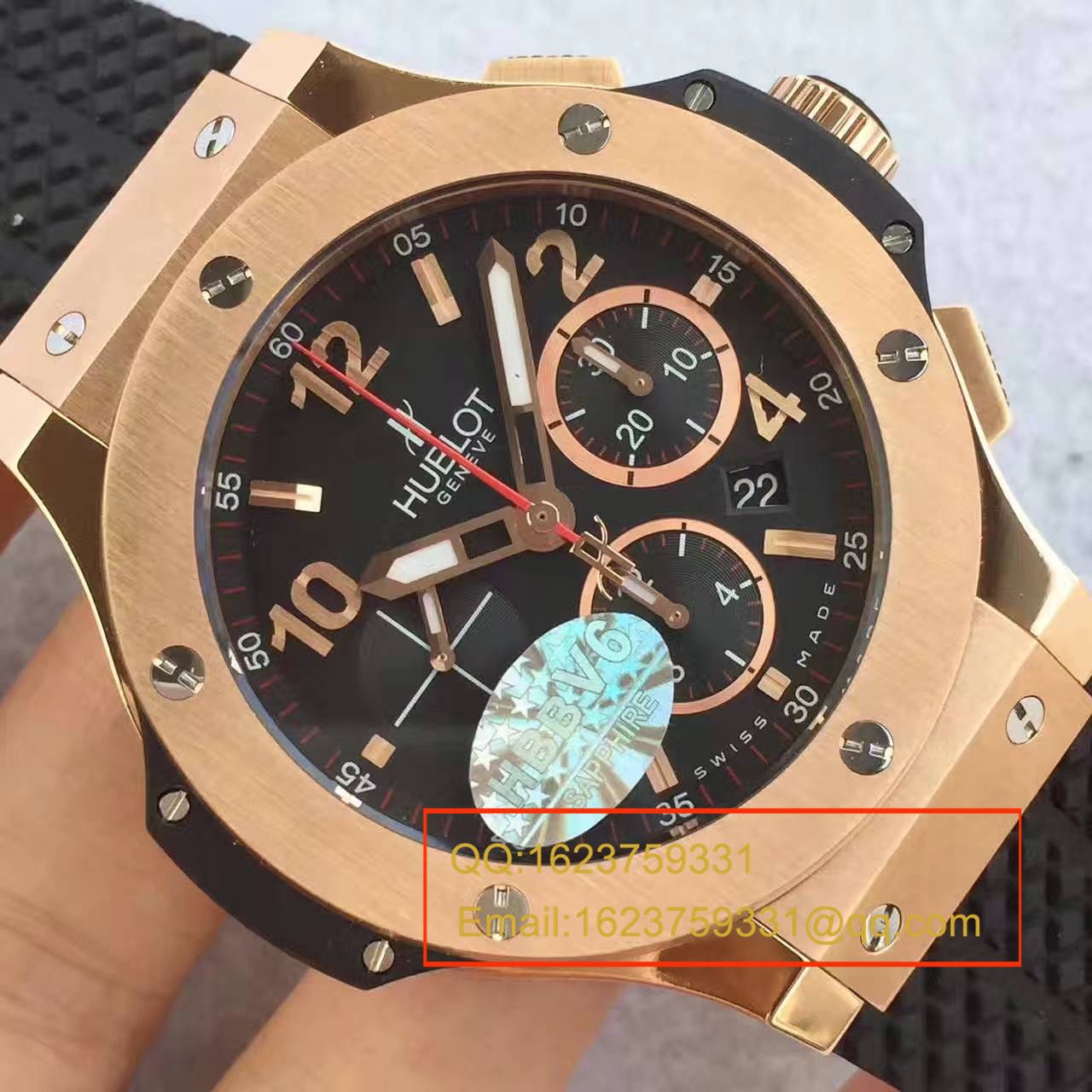 【V6厂一比一精仿手表】宇舶HUBLOT系列301.PX.130.RX腕表 / YB030
