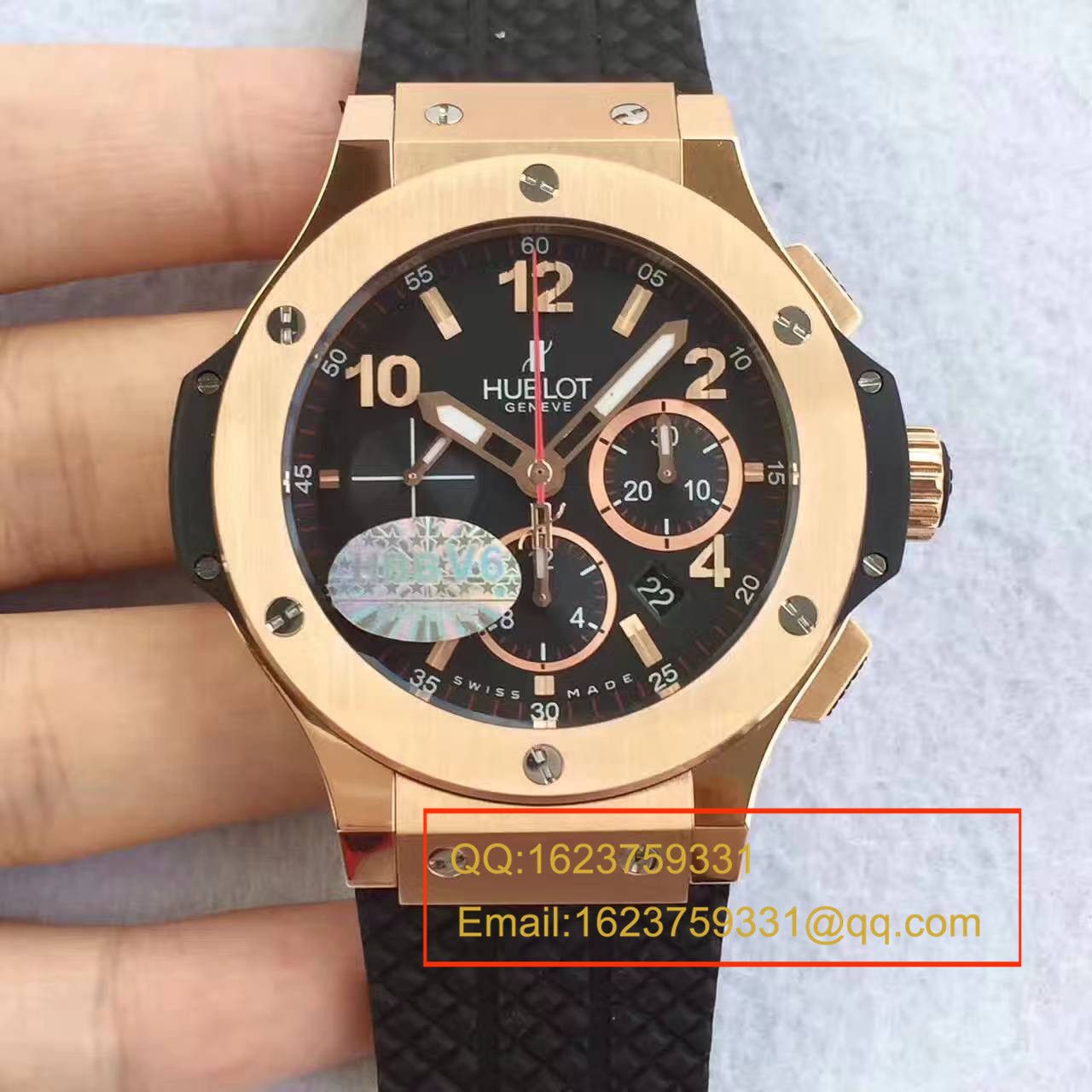 【V6厂一比一精仿手表】宇舶HUBLOT系列301.PX.130.RX腕表 / YB030