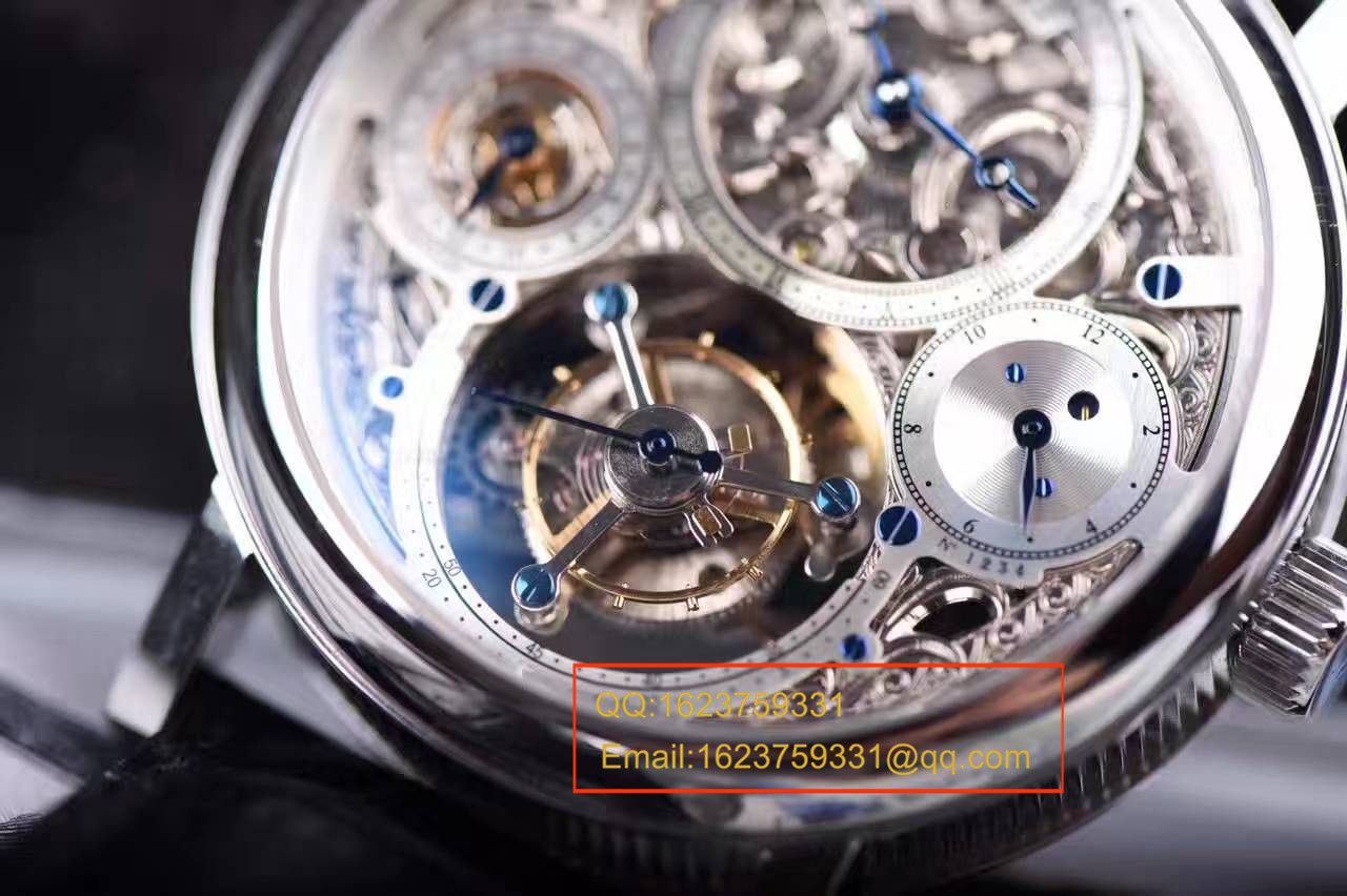 【TF厂一比一精高仿手表】宝玑经典复杂系列3795PT/1E/9WU全镂空陀飞轮腕表 / BZ005