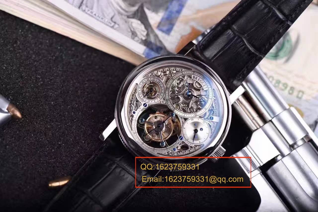 【TF厂一比一精高仿手表】宝玑经典复杂系列3795PT/1E/9WU全镂空陀飞轮腕表 / BZ005