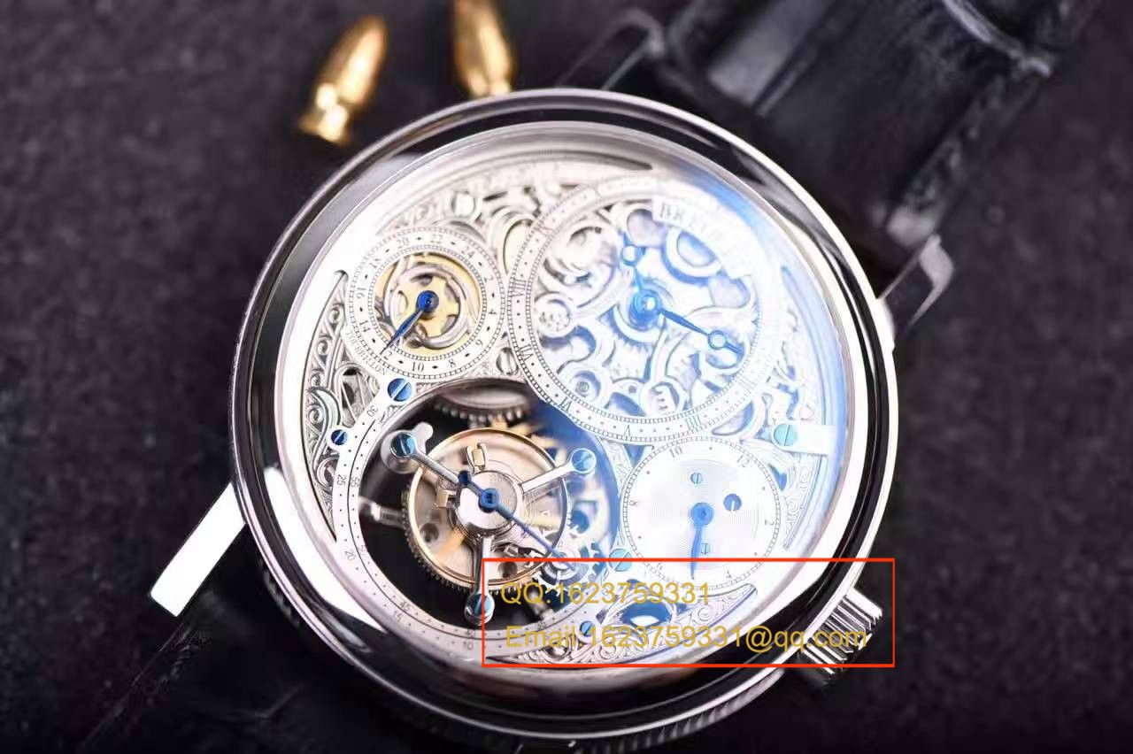 【TF厂一比一精高仿手表】宝玑经典复杂系列3795PT/1E/9WU全镂空陀飞轮腕表 / BZ005