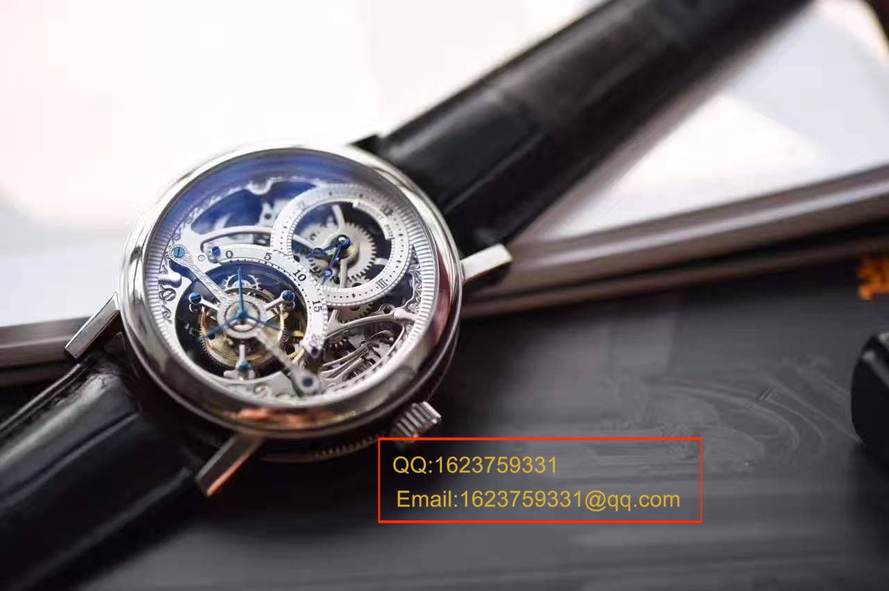 【BM厂1:1精仿复刻高仿手表】 宝玑经典复杂系列3355PT/00/986缕空雕花顶级手动真陀飞轮腕表    / BZDF023