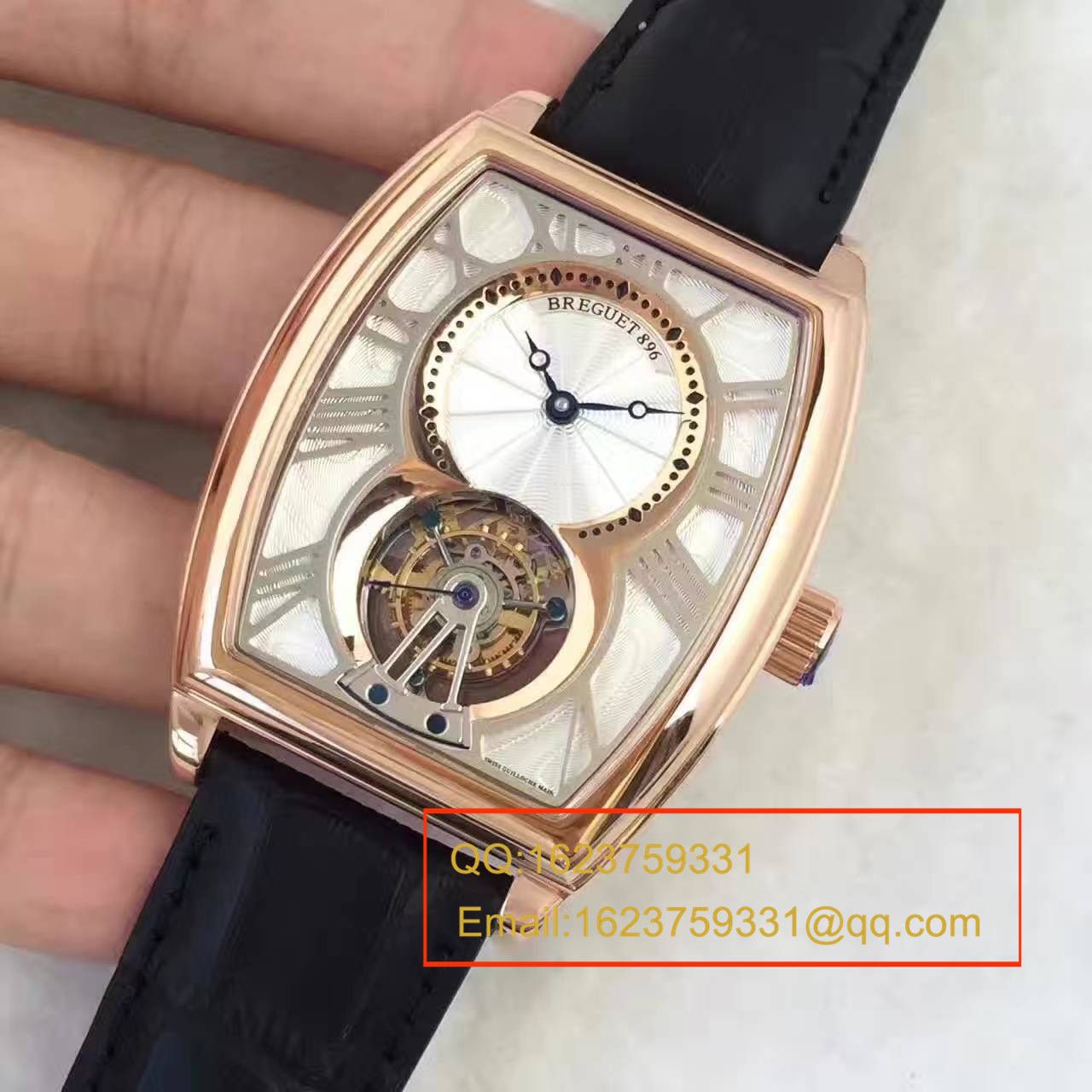 【BM厂1:1顶级精高仿手表】宝玑传承系列5497BR/12/9V6腕表真陀飞轮机械手表《玫瑰金款》 / BJ021