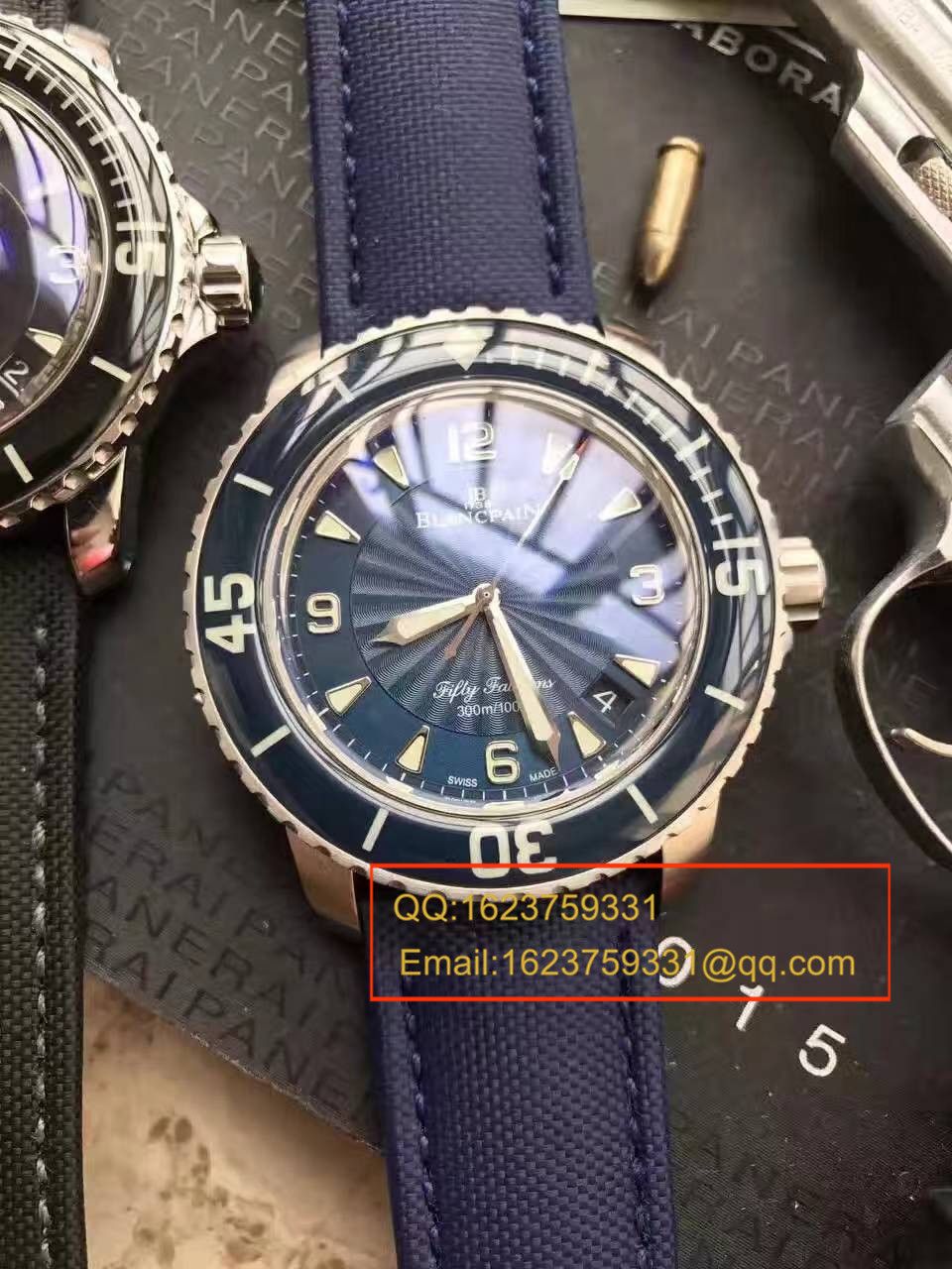 【N厂神器】复刻高仿宝珀blancpain 五十噚系列5015-1130-52 自动机械男士腕表 / BP003