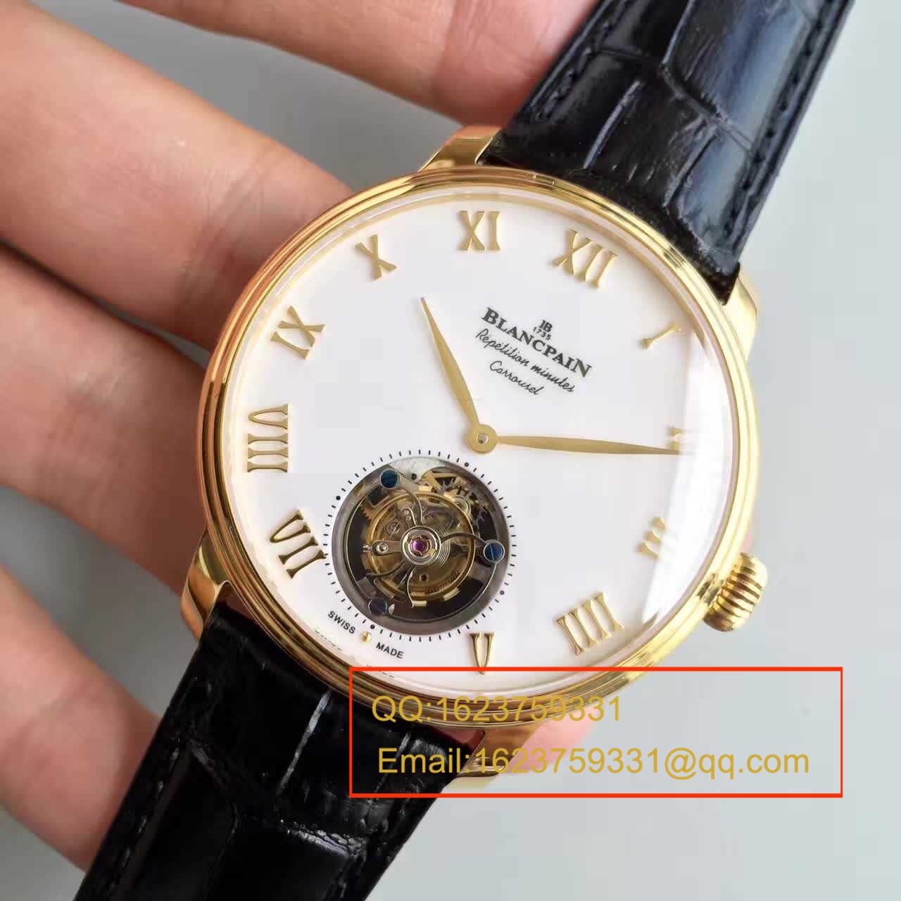 【LH厂超A1:1精仿高手表】宝珀巨匠系列布拉苏斯系列 春宫陀飞轮00232-3631-55B腕表 / BP016