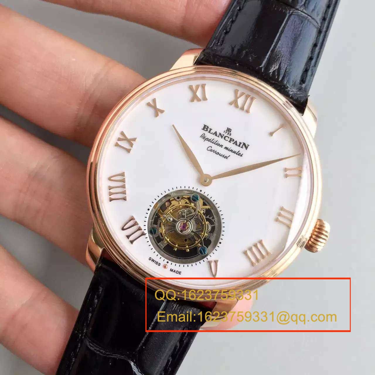 【LH厂超A1:1精仿高手表】宝珀巨匠系列布拉苏斯系列 春宫陀飞轮00232-3631-55B腕表 / BP016