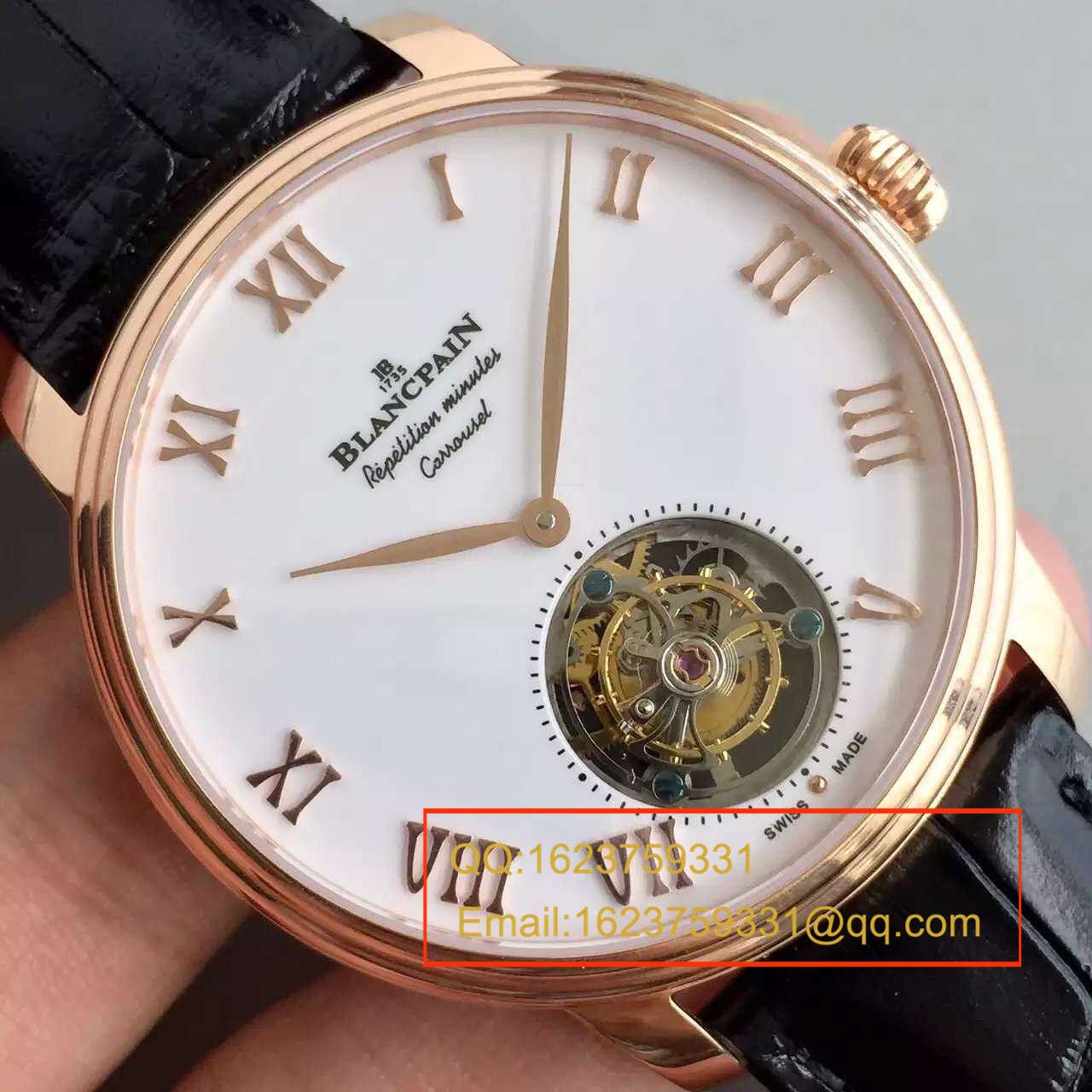 【LH厂超A1:1精仿高手表】宝珀巨匠系列布拉苏斯系列 春宫陀飞轮00232-3631-55B腕表 / BP016