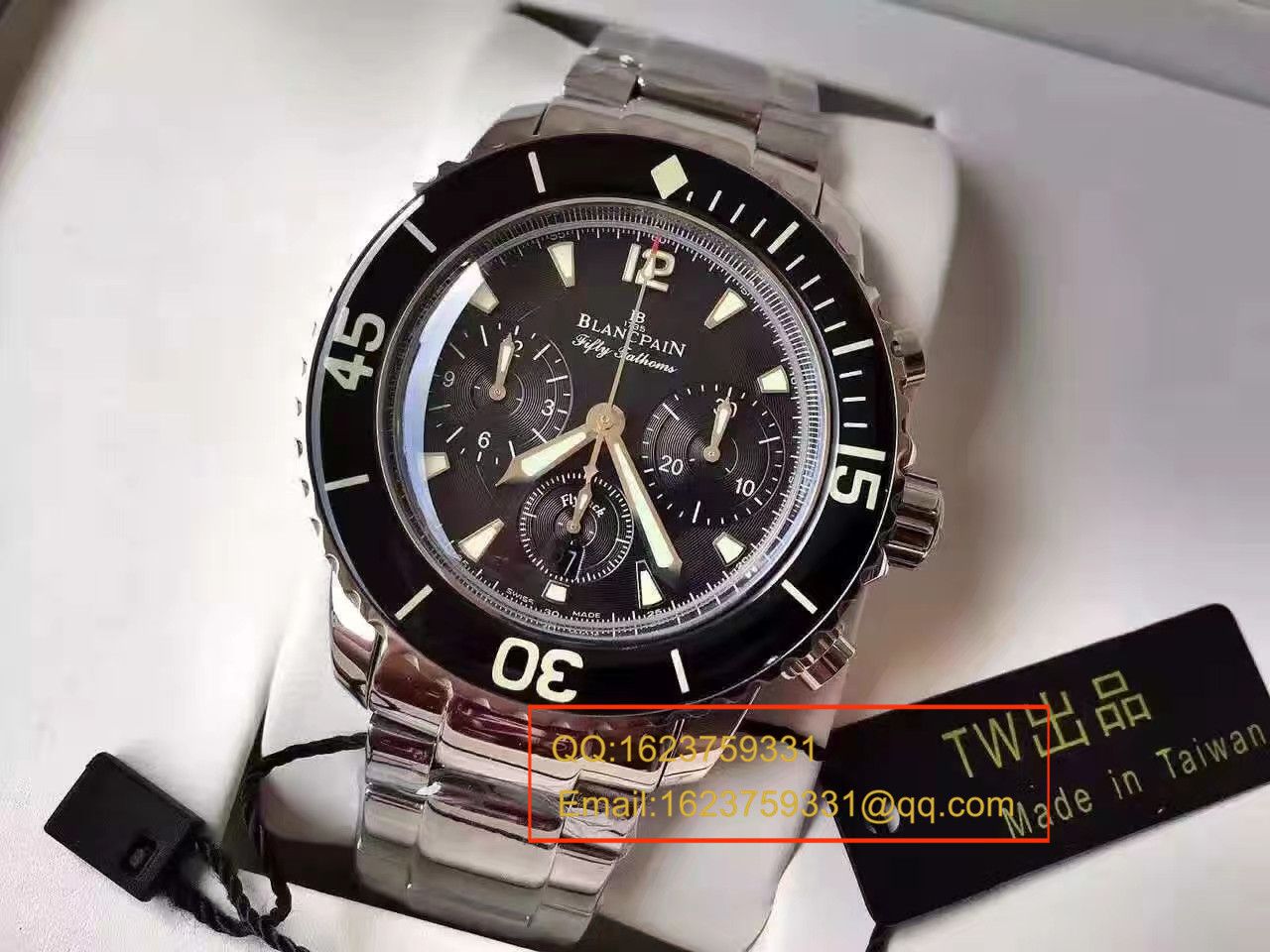  【TW厂一比一复刻高仿手表】宝珀Blancpain 五十噚系列 超薄机芯系列5085F-1130-71 腕表 / BP009