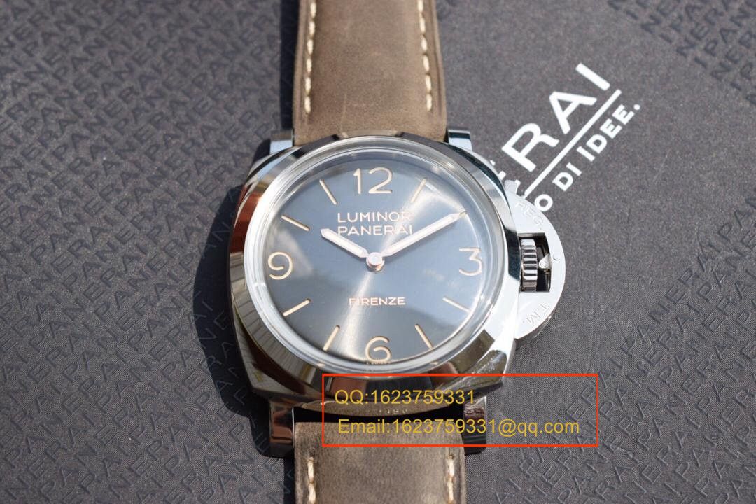 【实拍图鉴赏】SF厂超A高精仿手表之沛纳海灰面PAM00605男表 / PAMAH00605