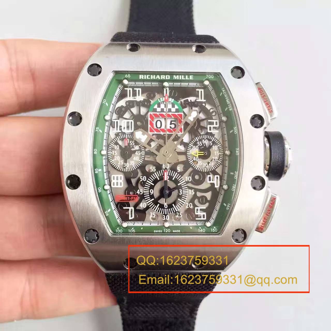【RM一比一超A精仿手表】理查德.米勒男士系列高RM 011 FLYBACK CHRONOGRAPH腕表 / RM 011 FLYBACK