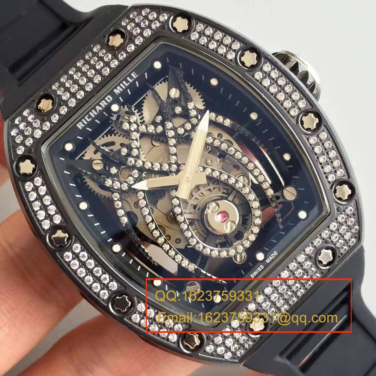 【KV一比一超A精仿手表】理查德·米勒 女士系列RM 19-01 TOURBILLON NATALIE PORTMAN腕表 / RM 19-01