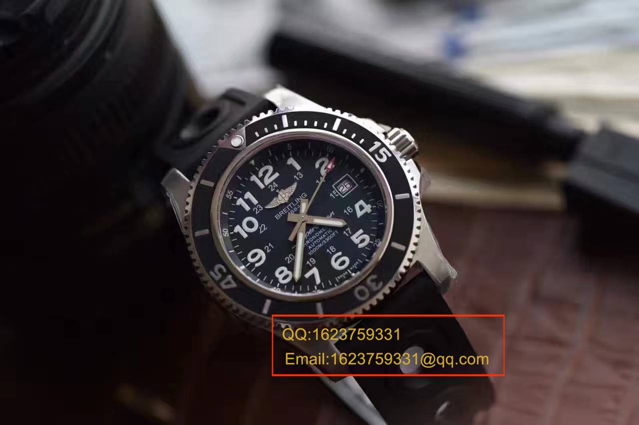 【视频评测N厂一比一高精仿手表】百年灵超级海洋二代44CM系列A17392D7/BD68/227S/A20SS.1男表 / BL055