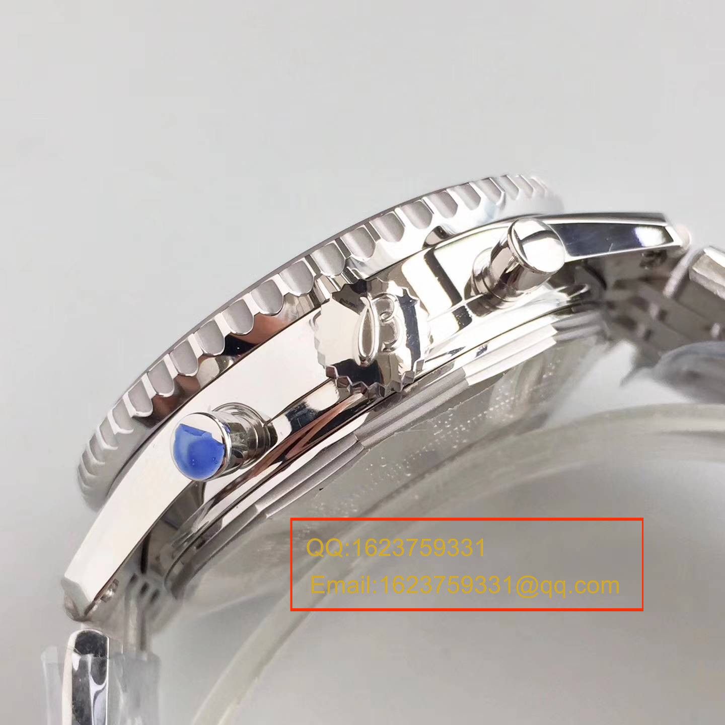 【JF厂一比一复刻高仿手表】百年灵航空计时系列“太阳的后裔”-蓝面表盘-Navitimer航空精钢表链腕表 / BL017