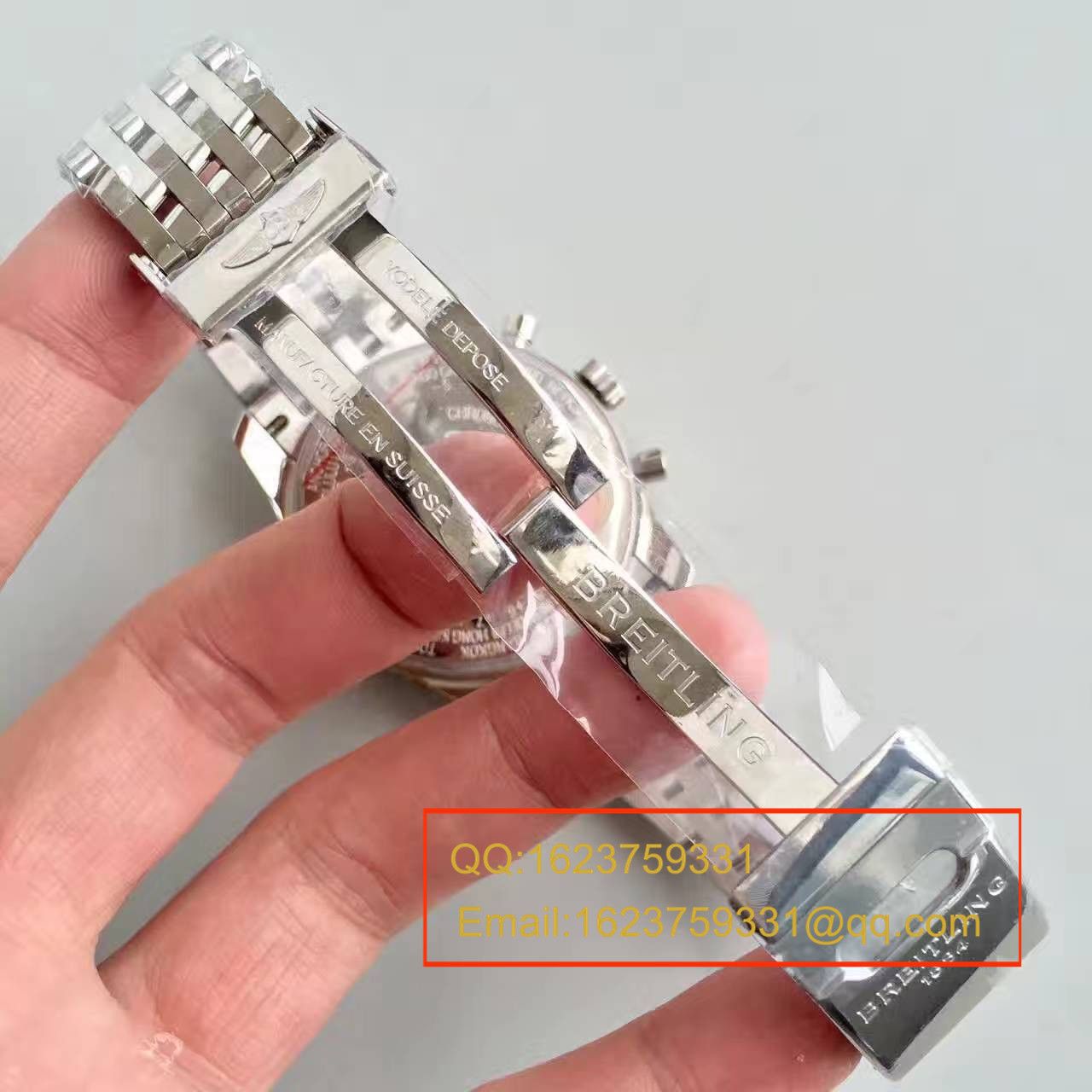 【JF1:1超A高精仿手表】百年灵蒙柏朗计时系列A2133012-B571蓝盘腕表 / BL042